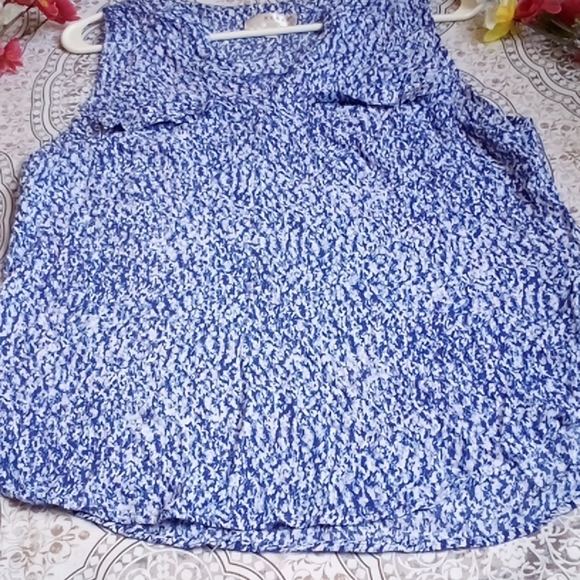 CUTE blue ladies summer blouse - Picture 7 of 14